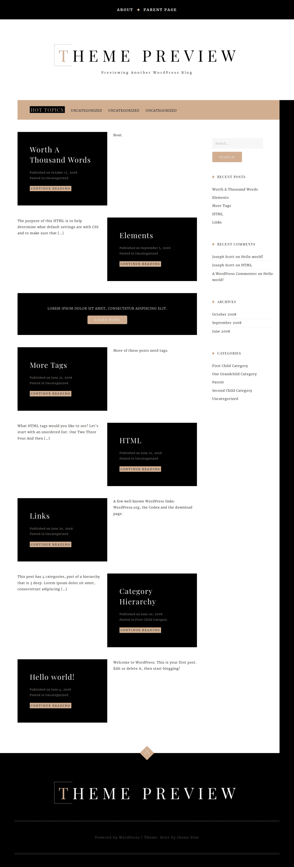 Britt - live preview