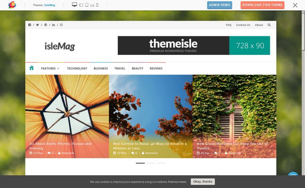 IsleMag - live preview