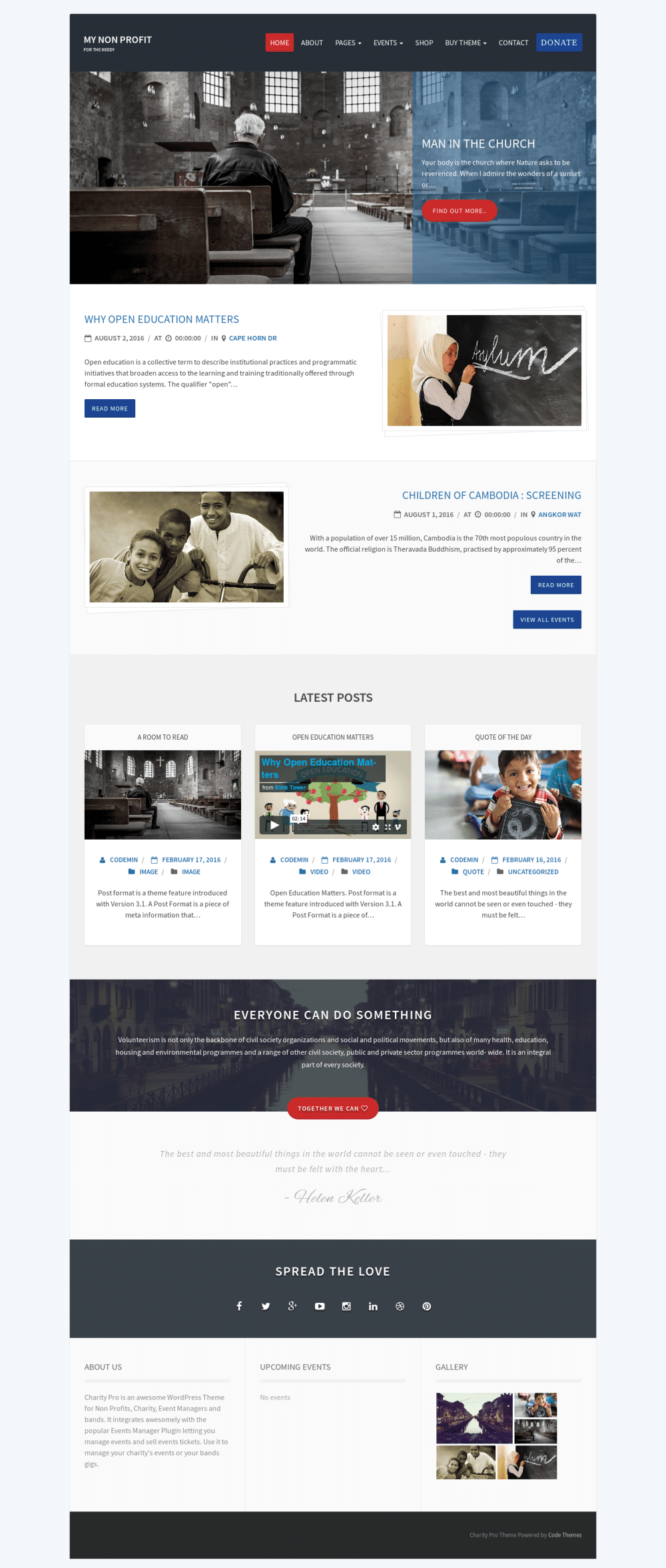 Charity Review - live preview