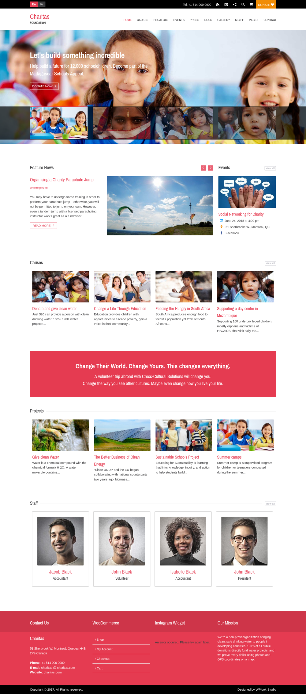 Charitas Lite - live preview