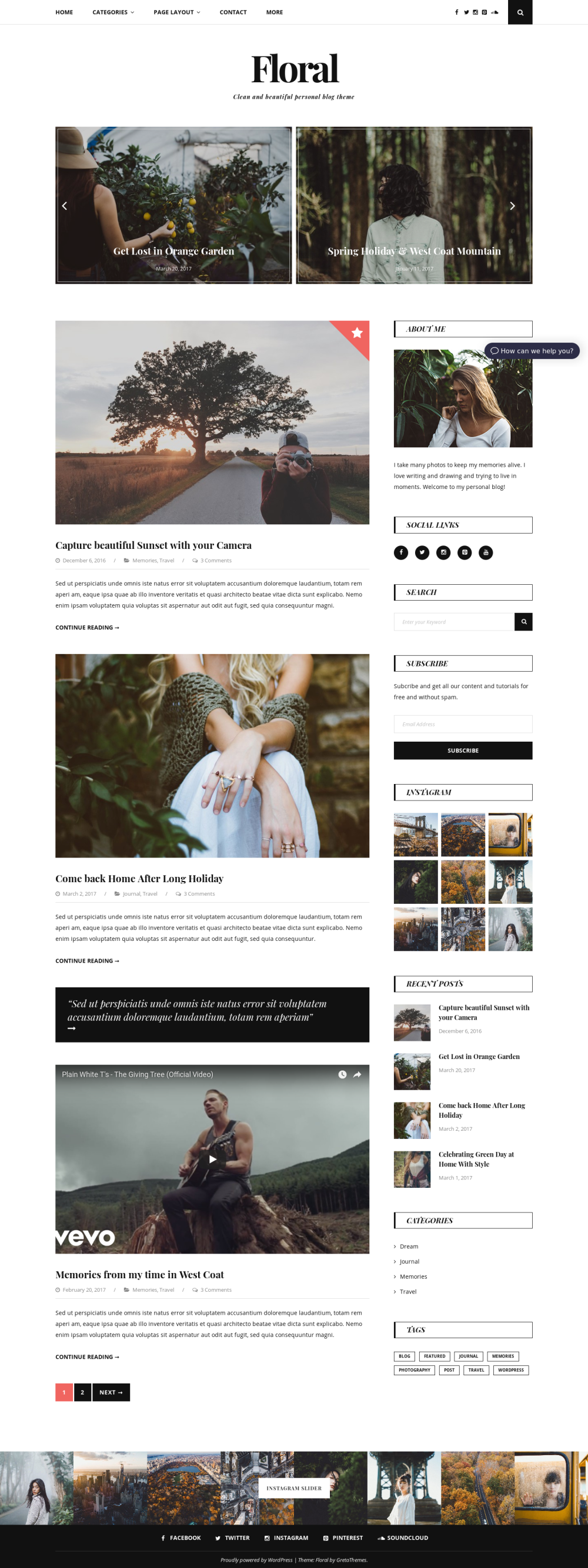 Floral Lite - live preview