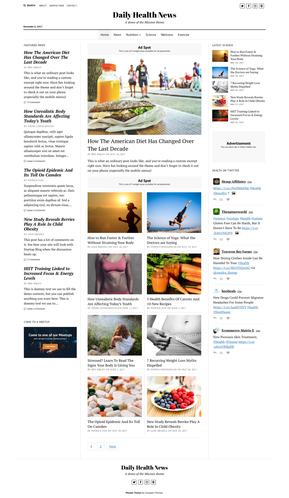 Mission News - live preview