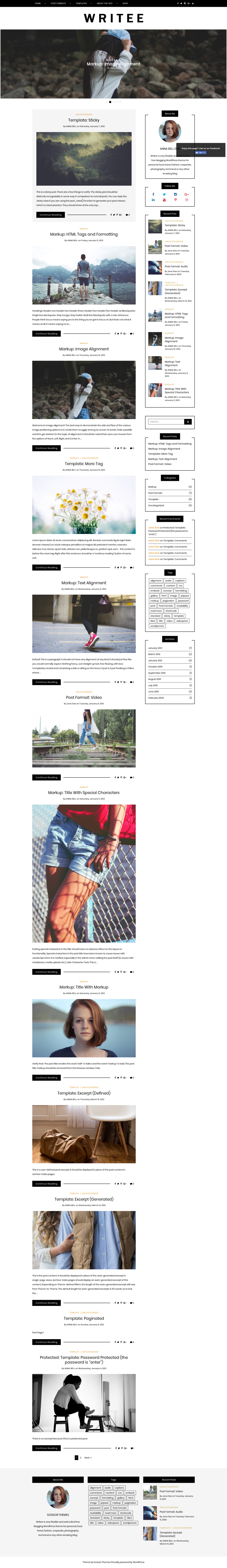 Writee - live preview