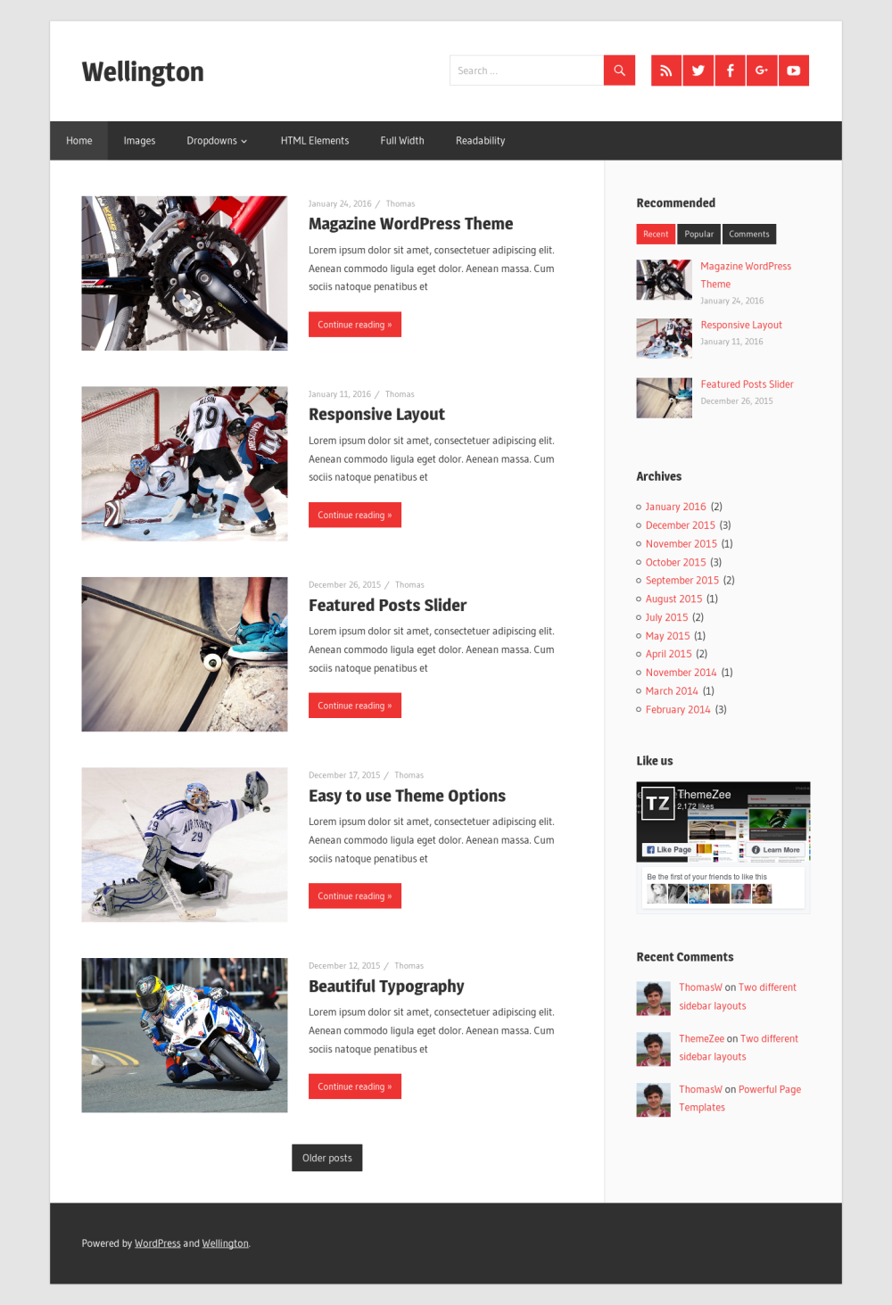 Wellington - live preview