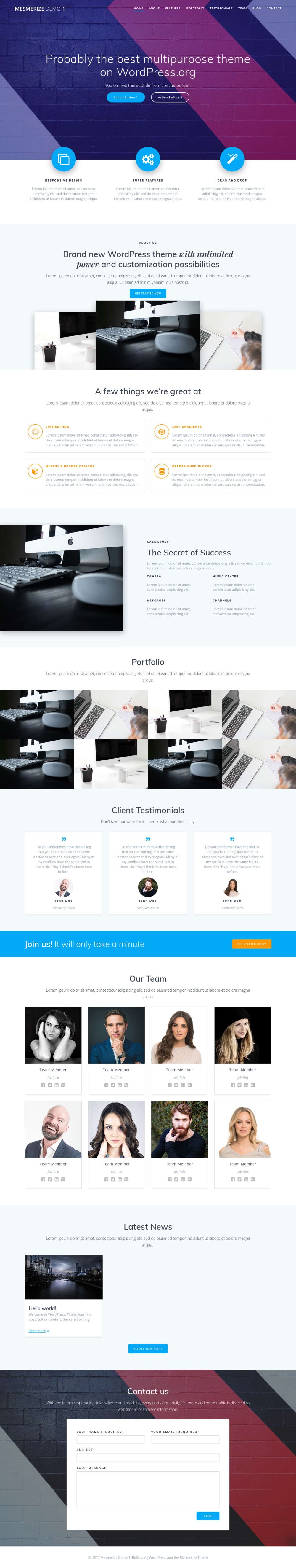 Mesmerize - live preview