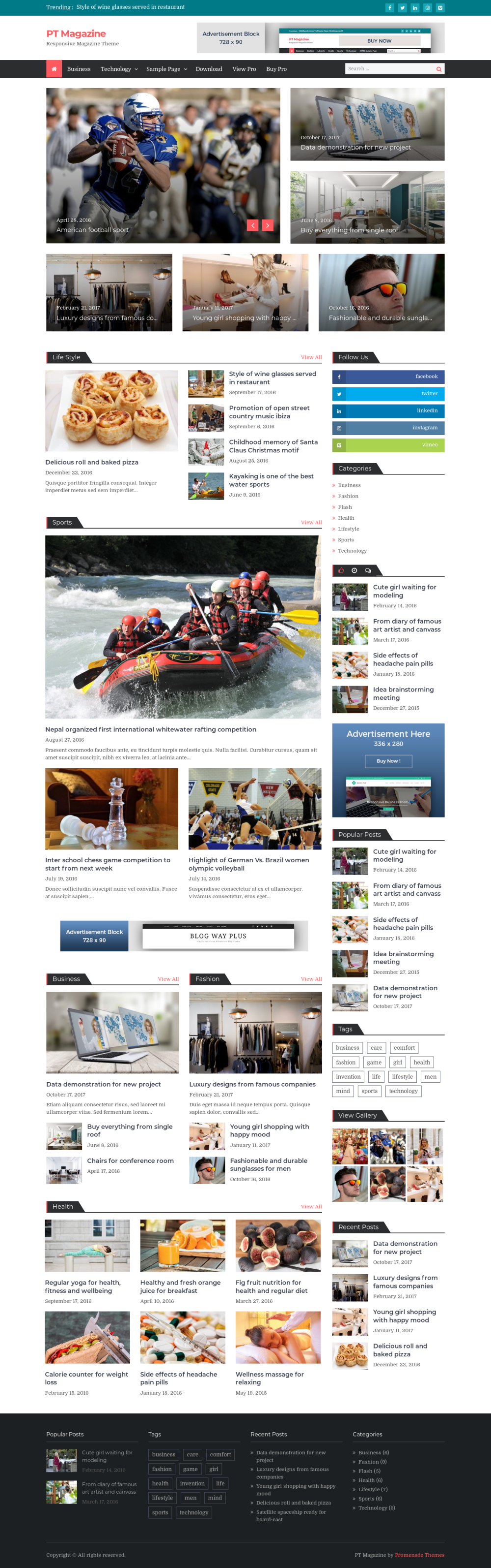 PT Magazine - live preview