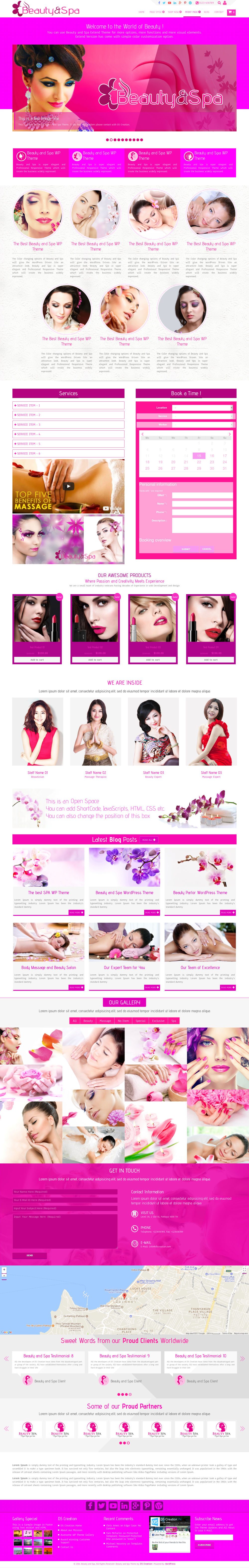 Beauty and Spa - live preview