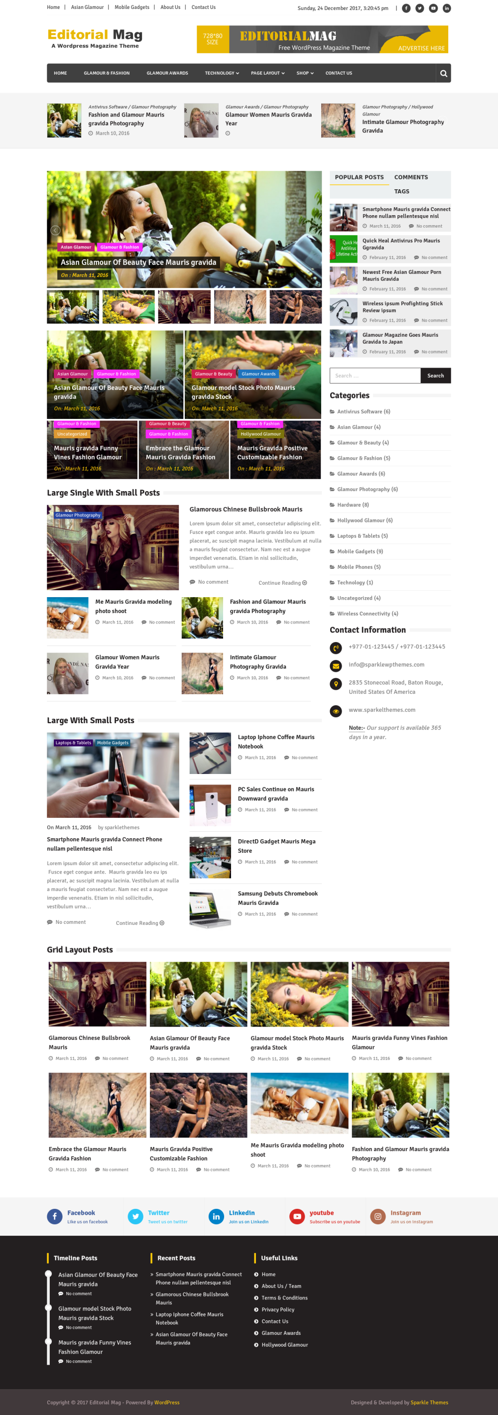 Editorialmag - live preview