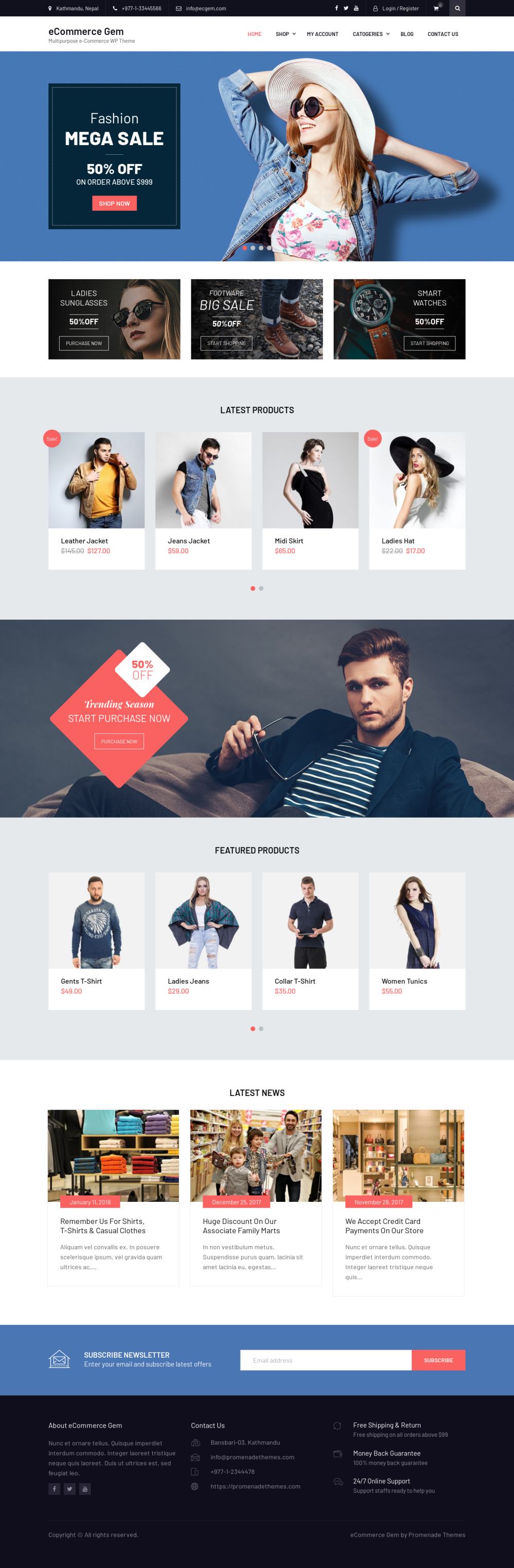 eCommerce Gem - live preview