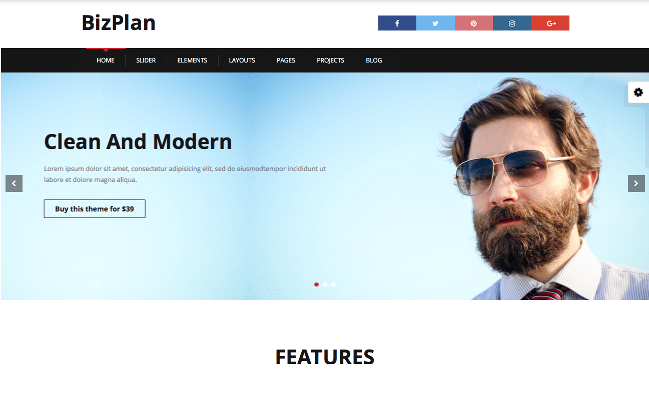 Bizplan - live preview
