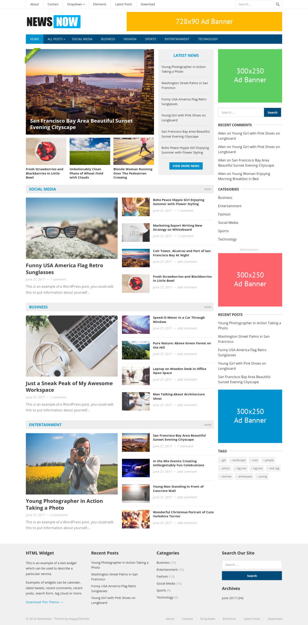 NewsNow - live preview