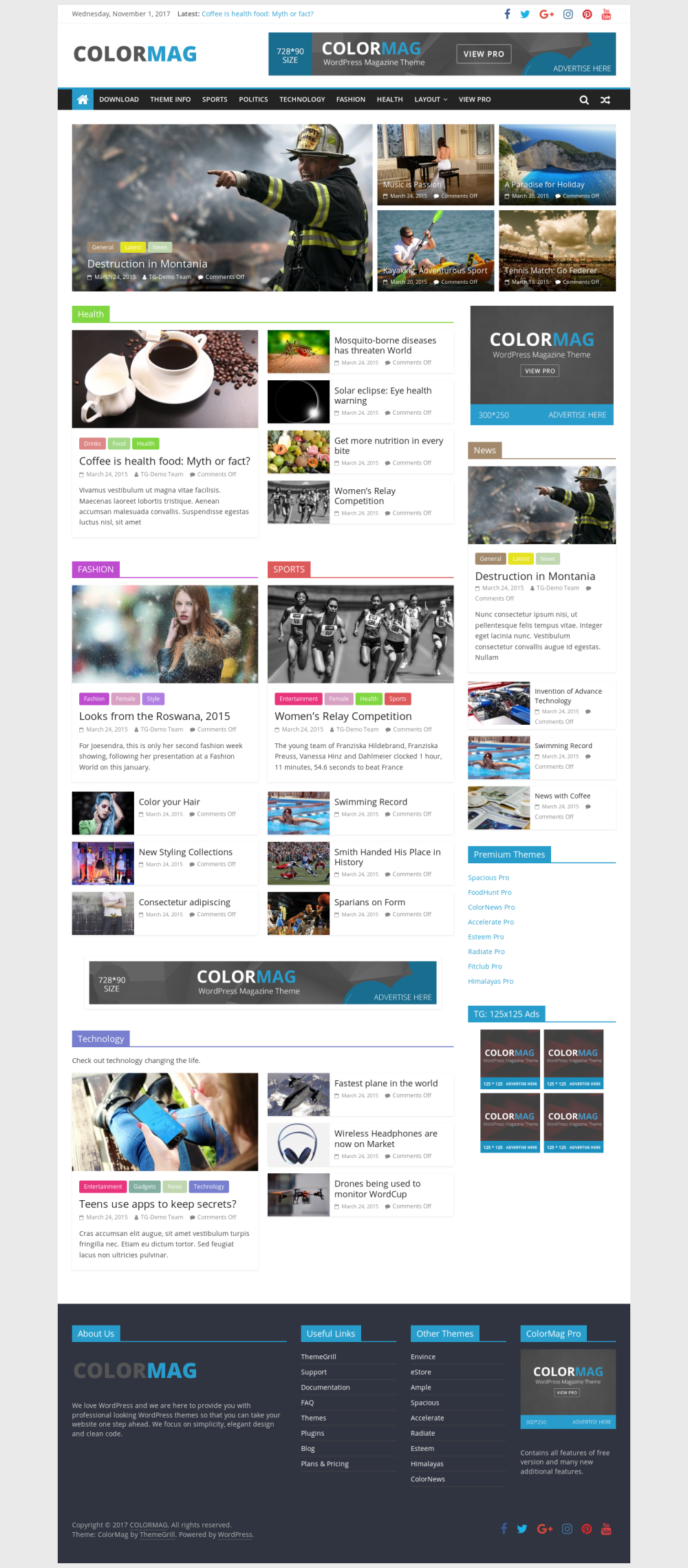 ColorMag - live preview