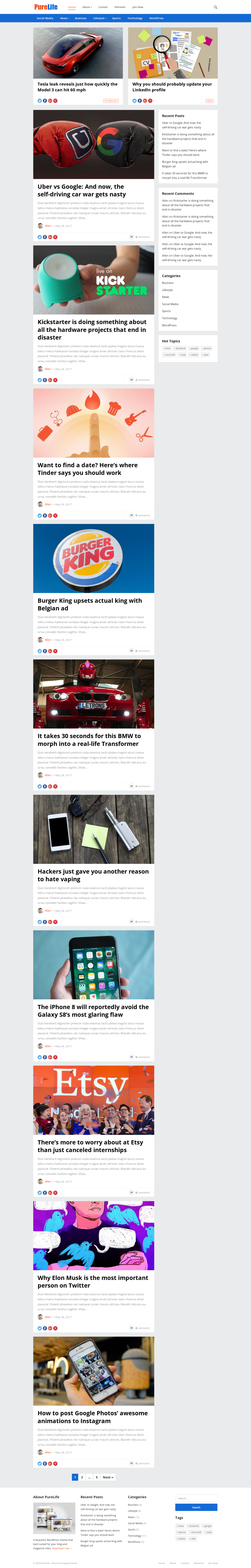 PureLife - live preview