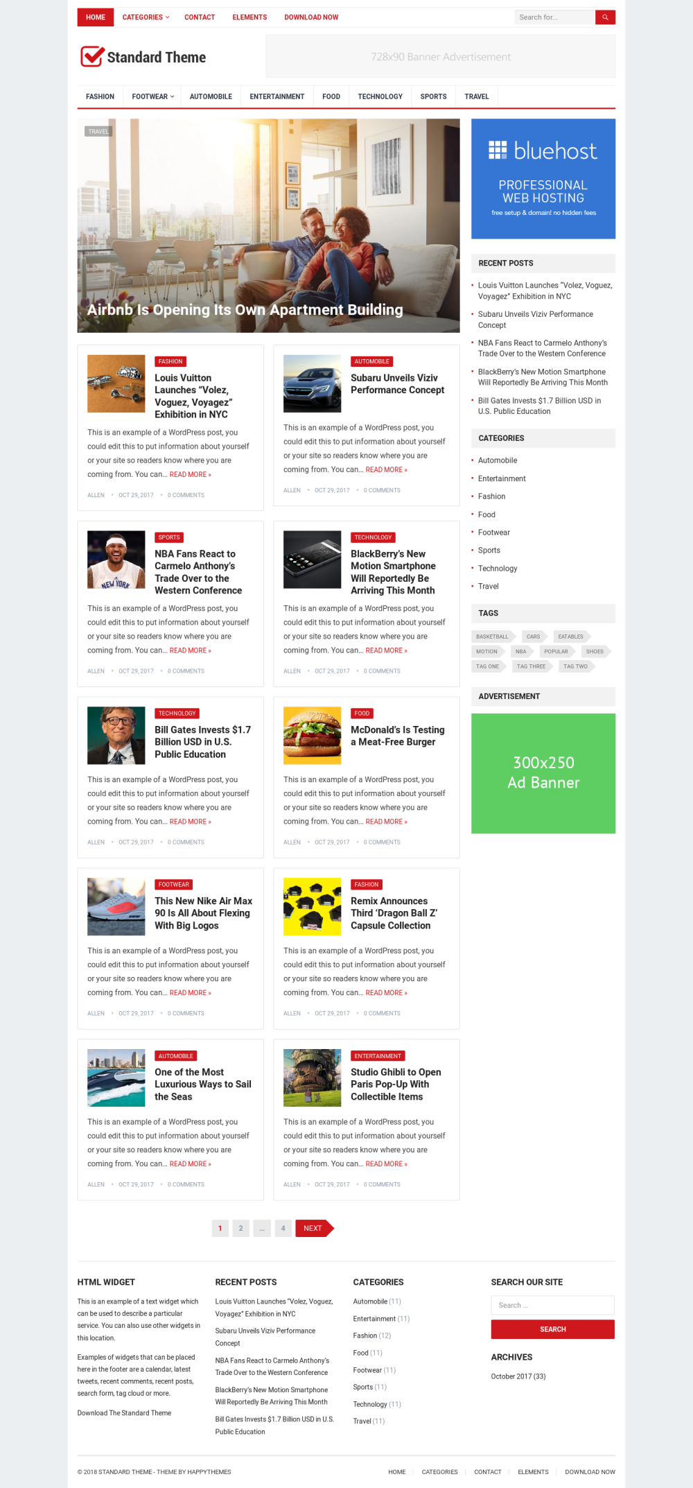 Standard - live preview