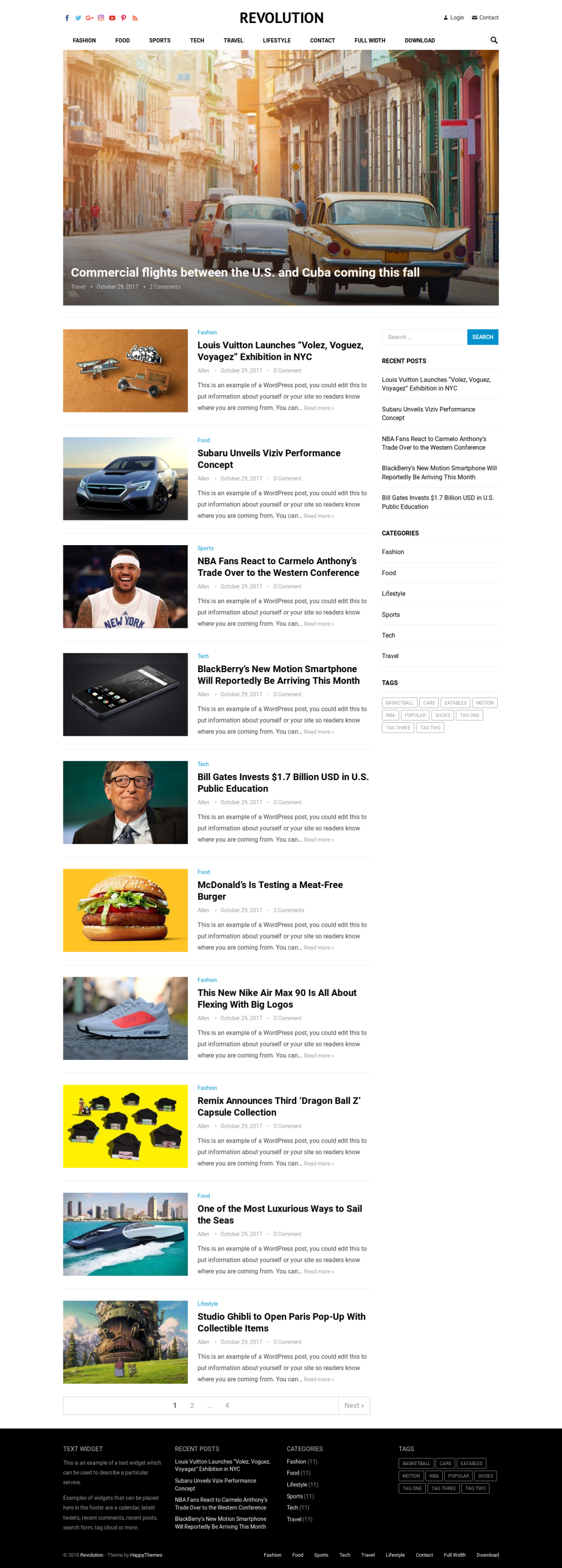 Revolution - live preview