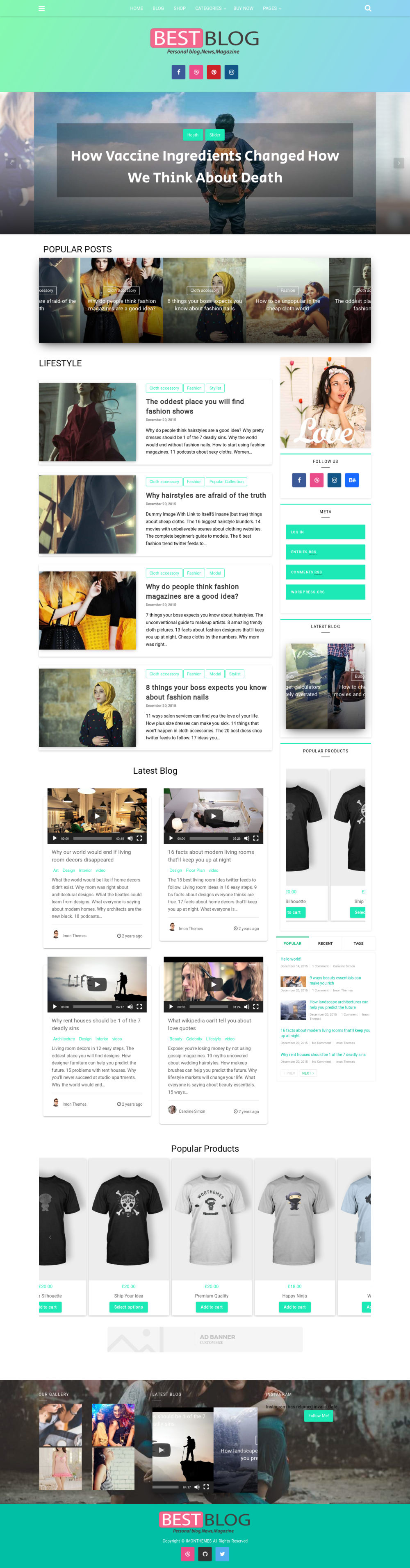 Best Blog - live preview