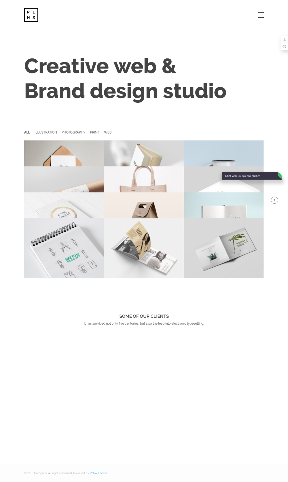 Phlox Portfolio - live preview