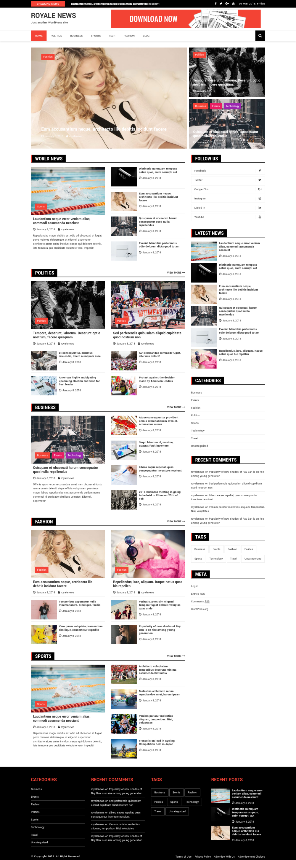 Royale News - live preview