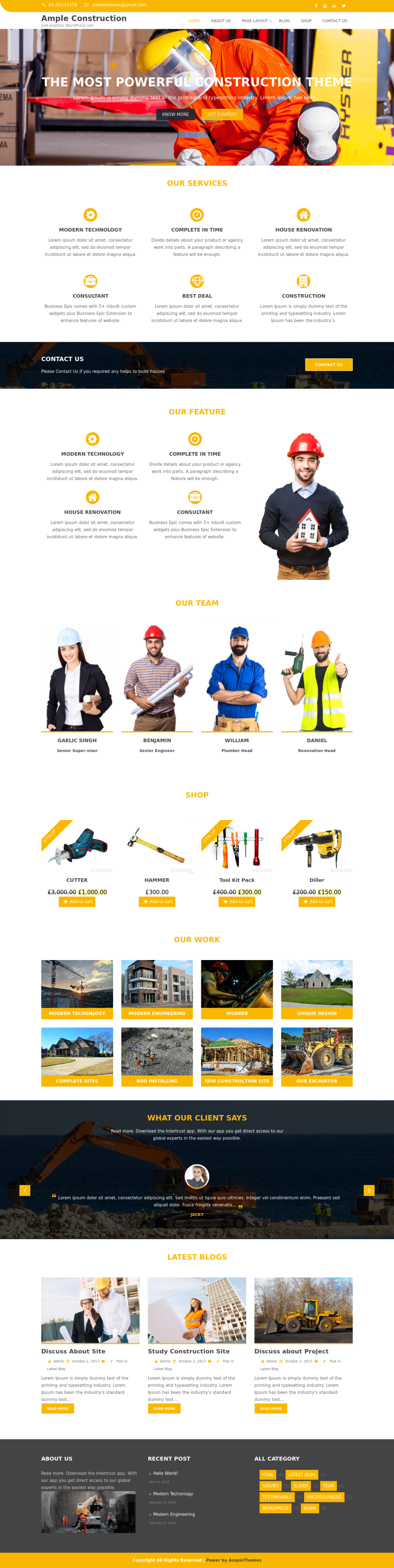 Ample Construction - live preview