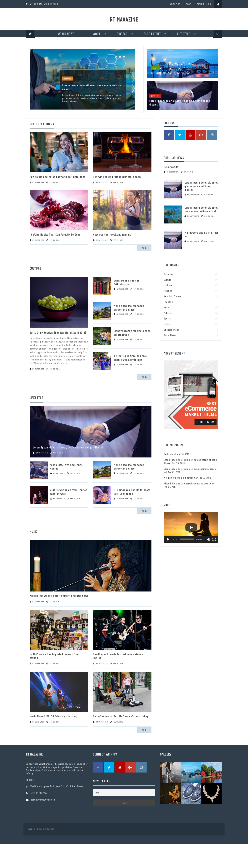 Rt Magazine - live preview