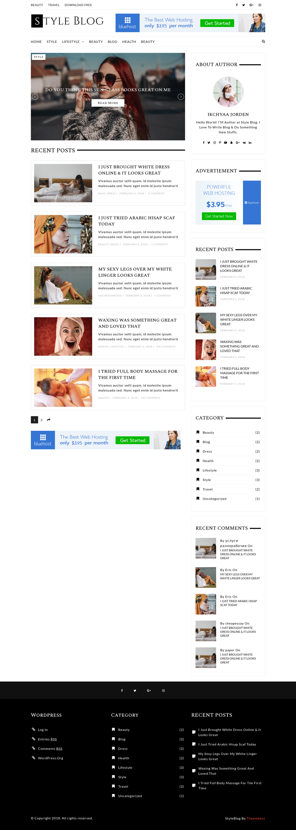 StyleBlog - live preview