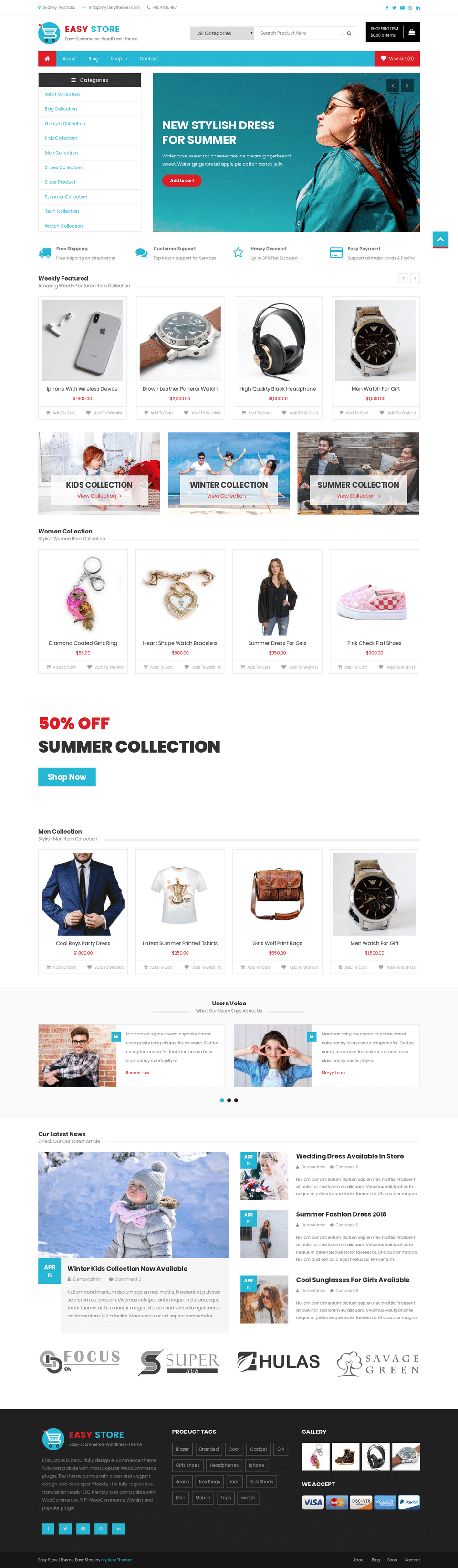 Easy Store - live preview