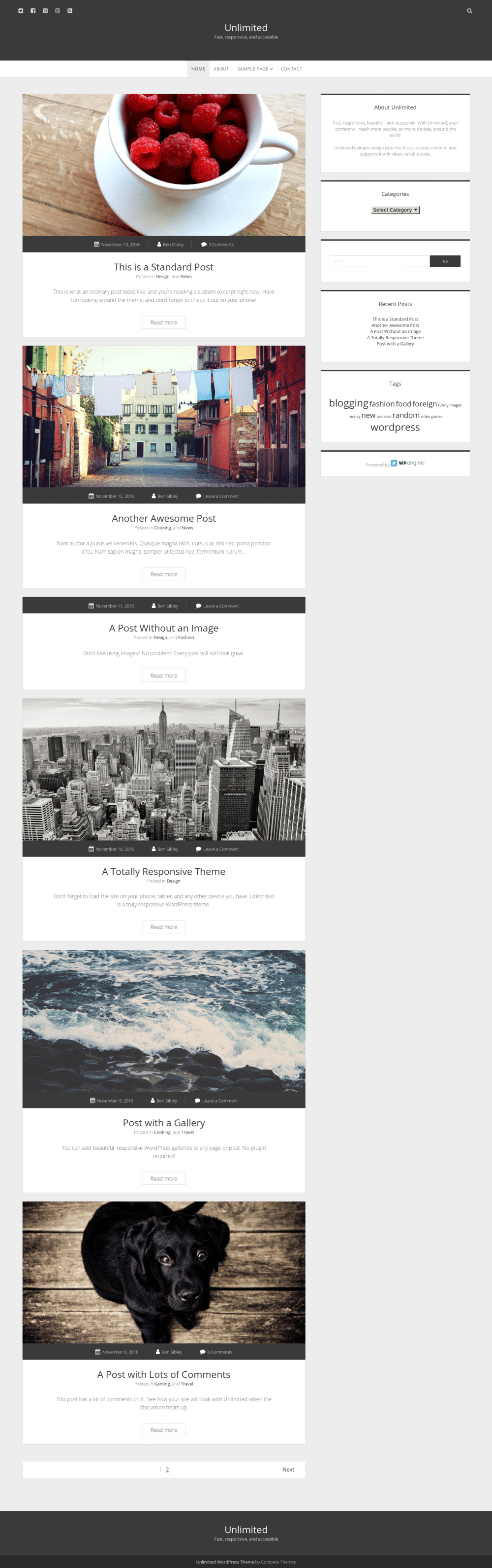 Unlimited - live preview