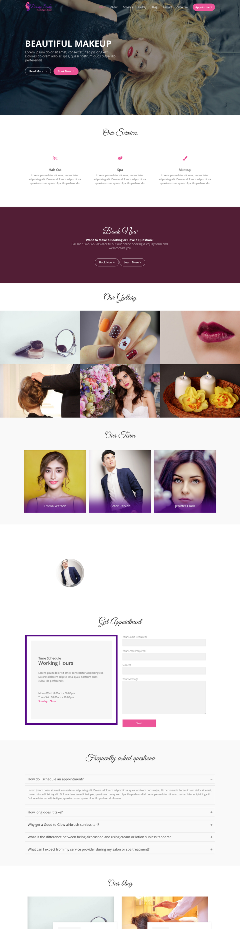 Beauty Studio - live preview