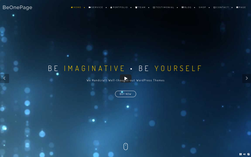 BeOnePage Lite - live preview