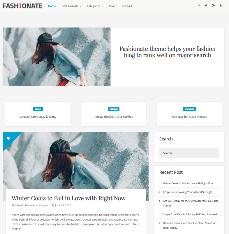 Fashionate - live preview