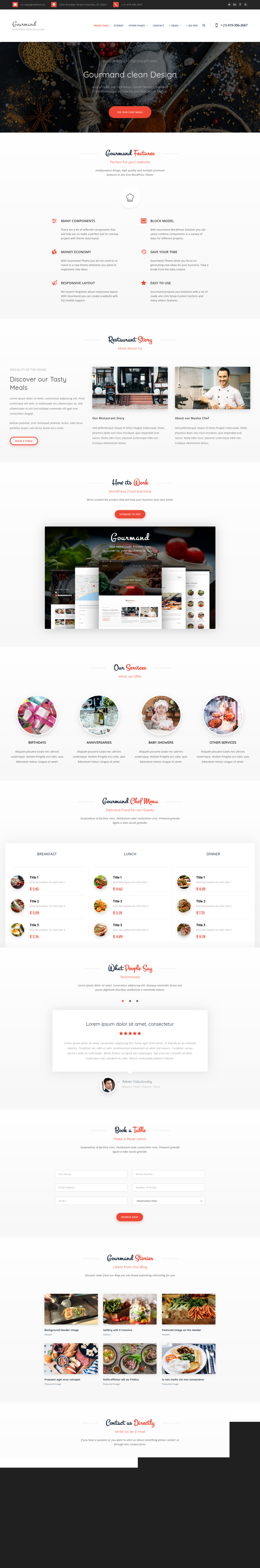 Gourmand - live preview