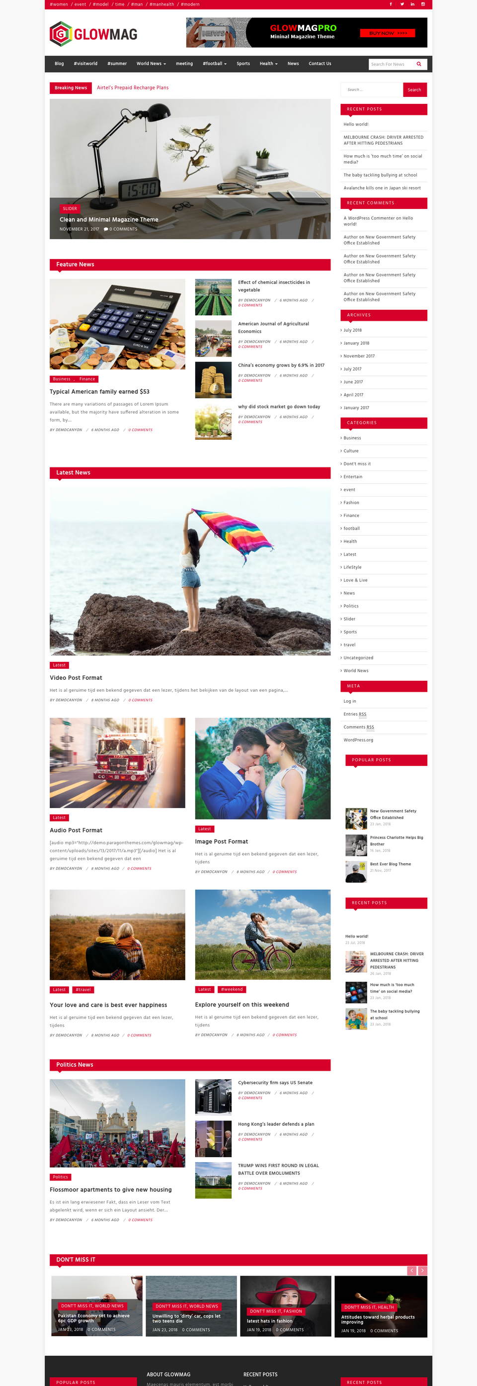 GlowMag - live preview