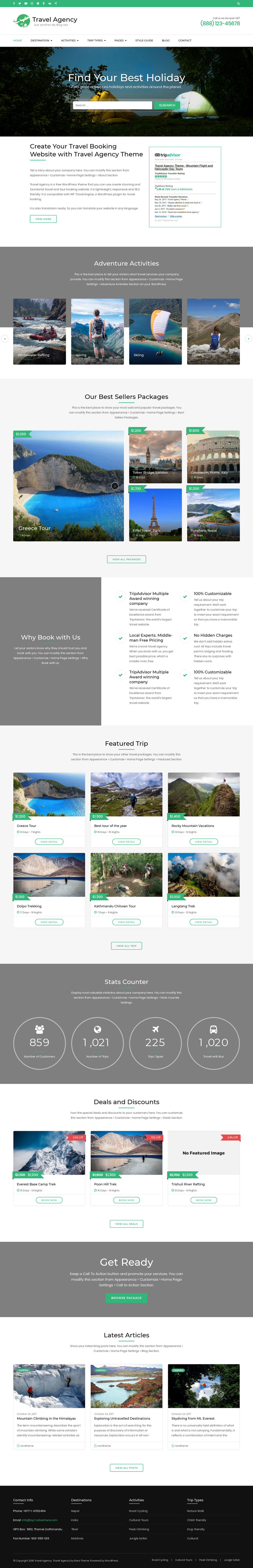 Travel Agency - live preview