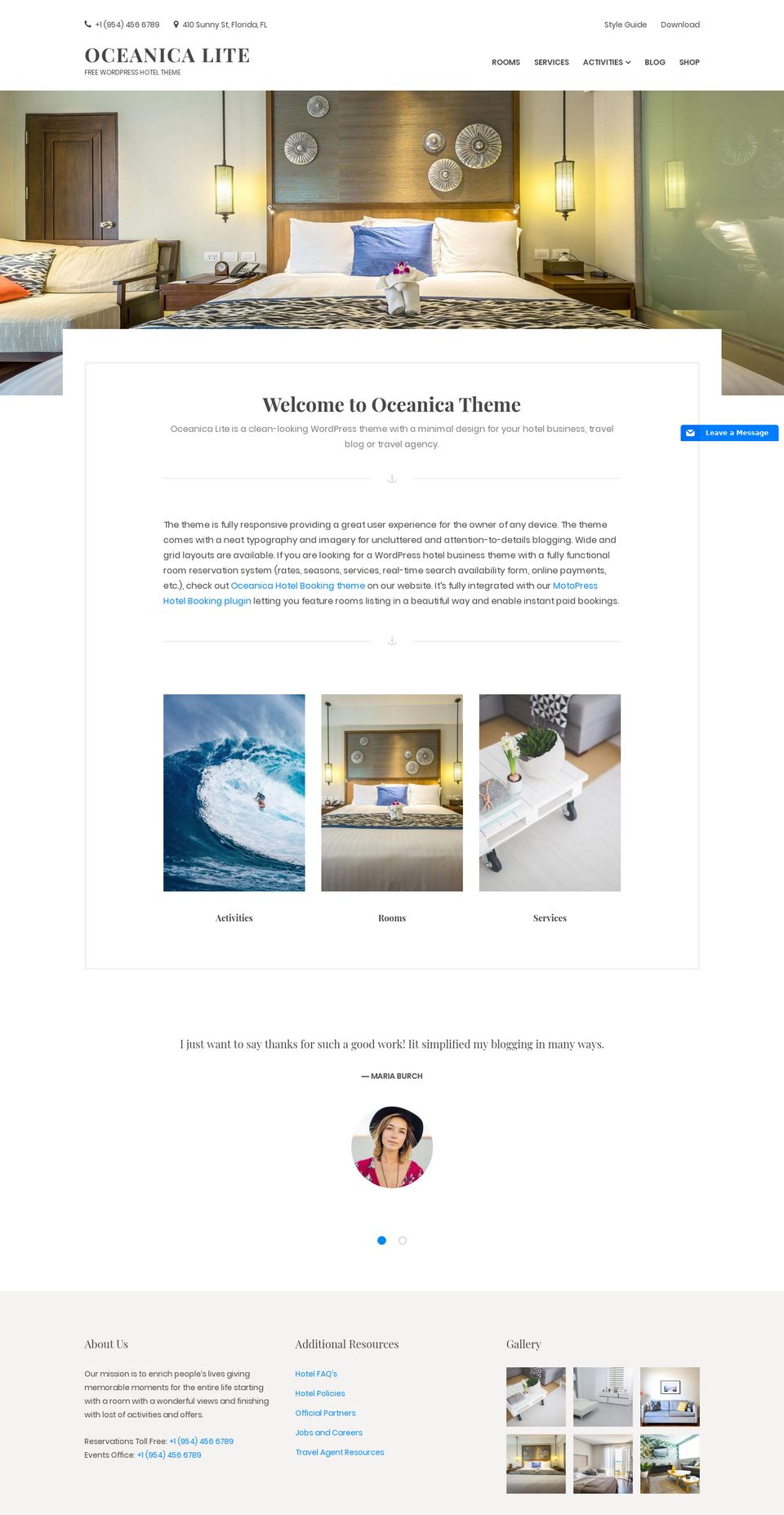 Oceanica Lite - live preview
