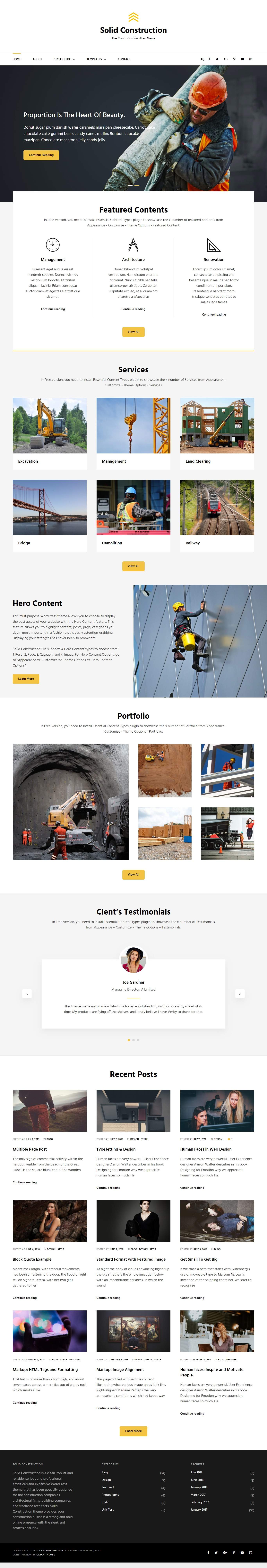 Solid Construction - live preview