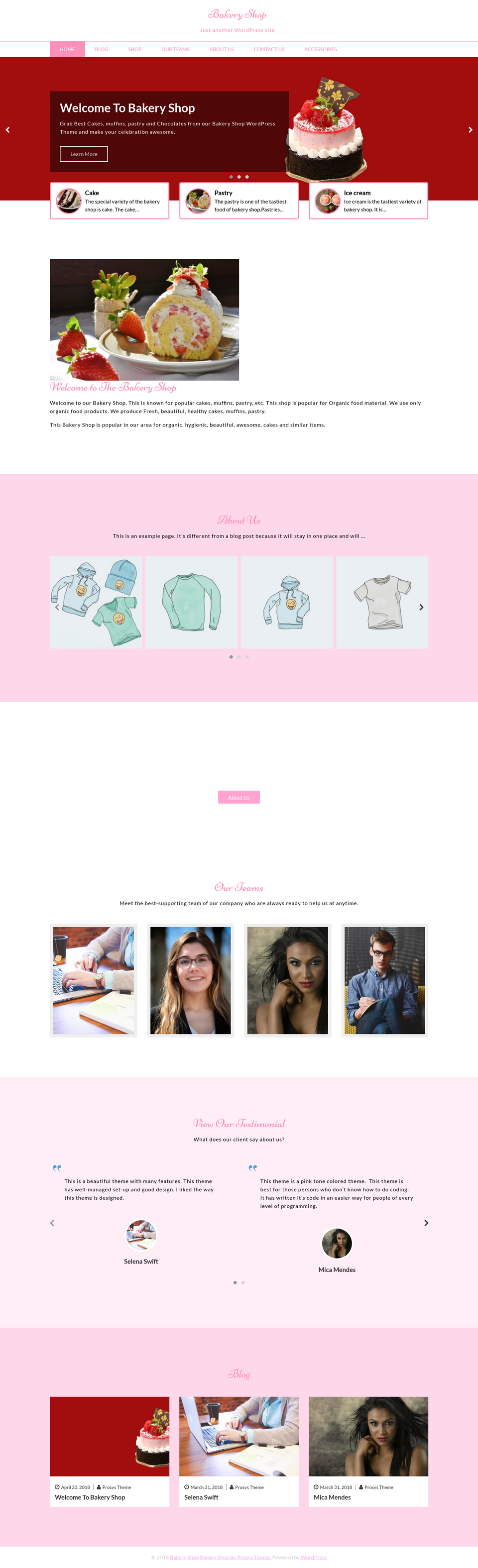 Bakery Shop - live preview