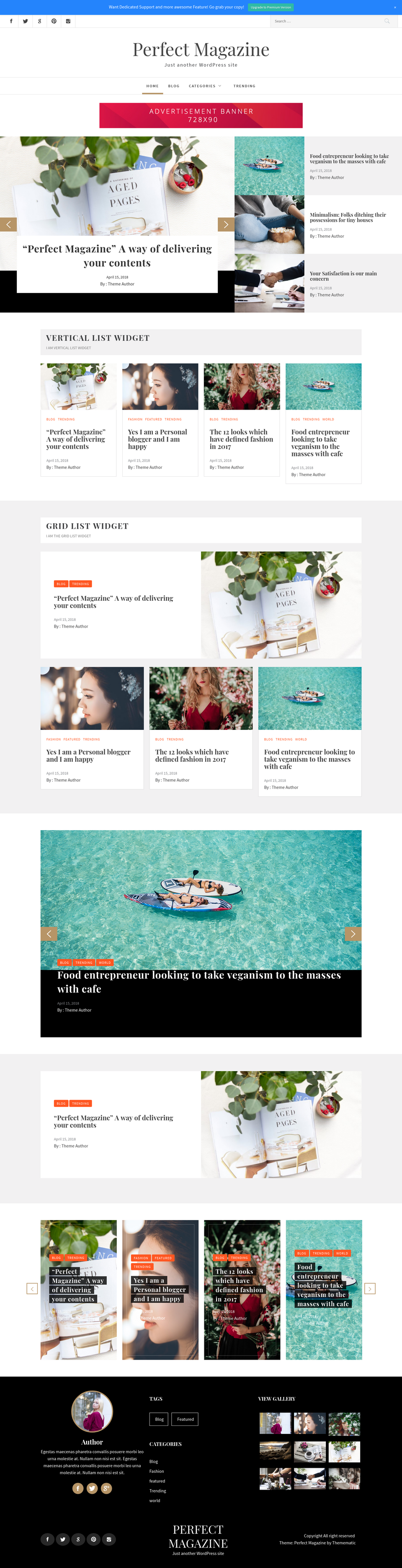 Perfect Magazine - live preview