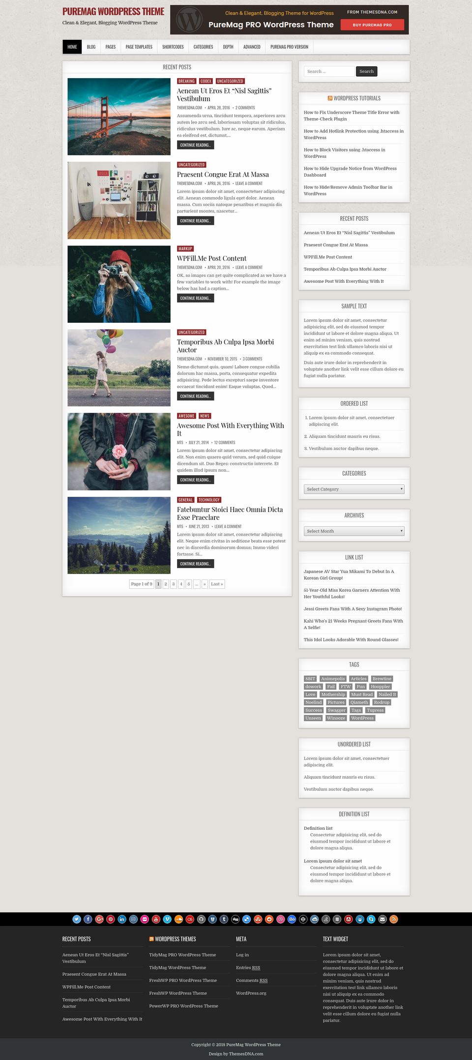 PureMag - live preview