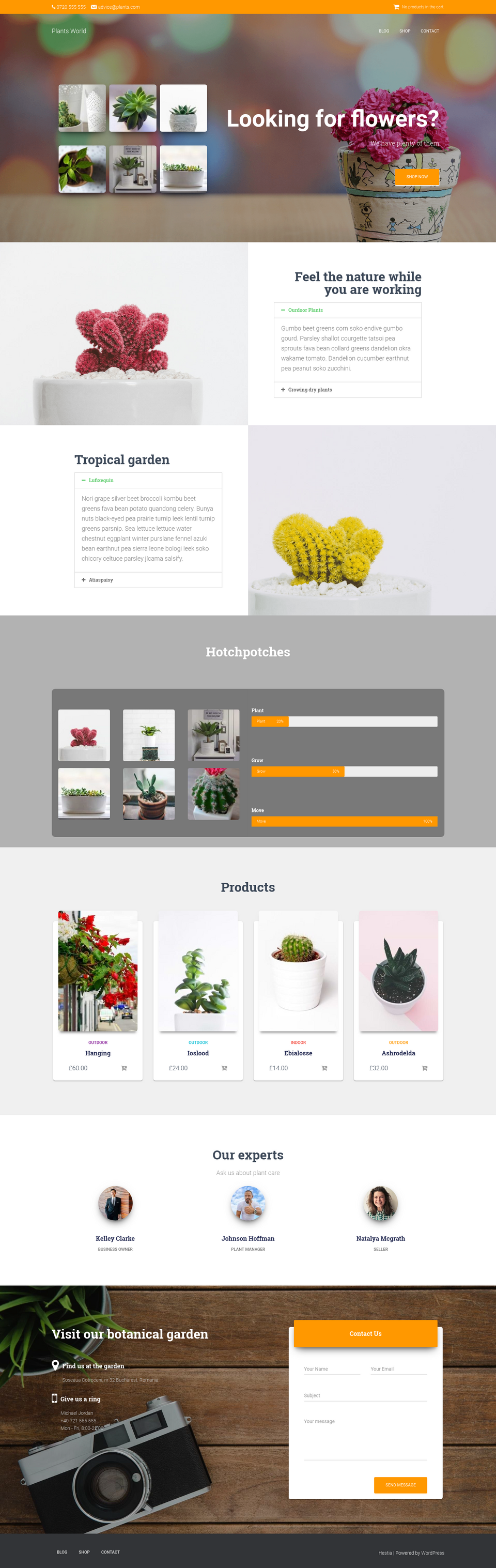 Hestia WooCommerce - live preview