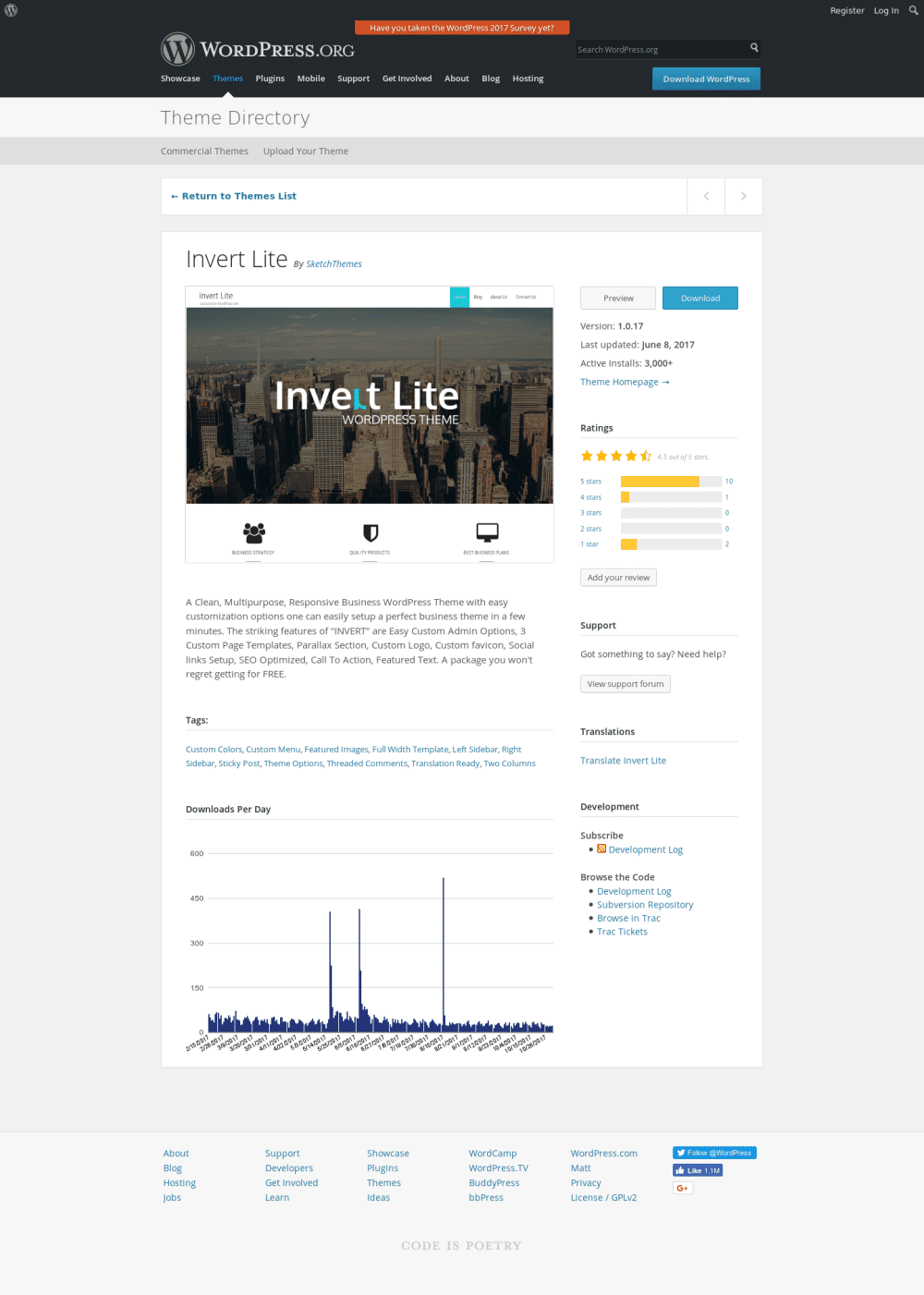 Invert Lite - live preview