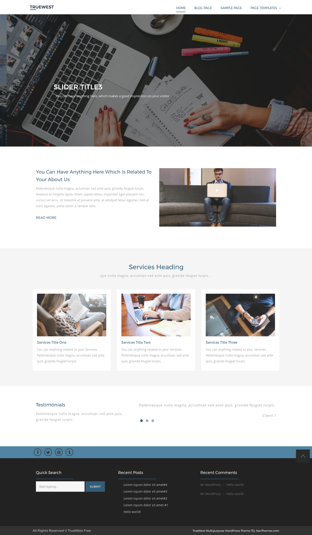 TrueWest - live preview